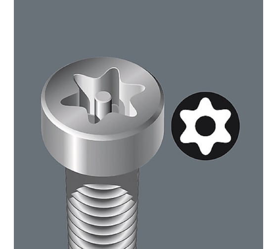 Отвёртка WERA 367 TORX BO с отверстием, TX7x60 мм WE-138257