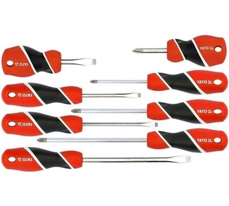 Набор отвёрток YATO SL/PH, 8 предметов YT-25976 361325976 092 1