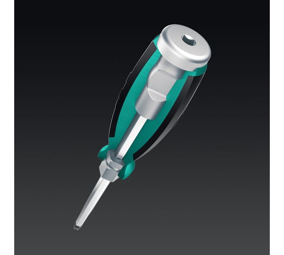 Ударная отвертка KRAFTOOL Impact SL 10, сквозной стержень Cr-Mo 250033-10