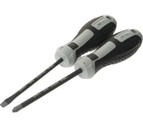 Набор отверток Эврика SL5.5x100 O5, PH2x100 O6, 2 предмета в блистере HRC 59 ER-M08-2