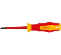 Крестовая отвертка Sturm 1040-17-PH1-80 ДИЭЛЕКТРИЧЕСКАЯ, эрго ручка, PH1х80мм