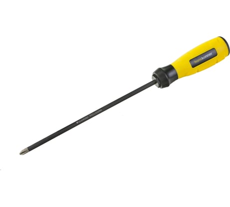 Крестовая отвертка Hanskonner 2x200 алмазный наконечник, твердость 59 HRC, S2, HK1040-16-PH2-200