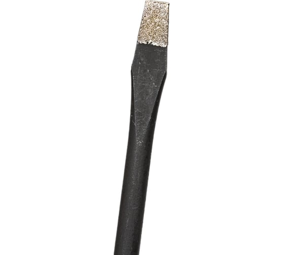 Шлицевая отвертка Hanskonner 3x150 алмазный наконечник, твердость 59 HRC, S2, HK1040-16-SL3-150