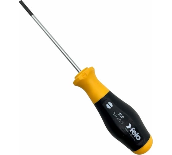 Шлицевая отвертка Felo SL3,0x0,5x80 90003210