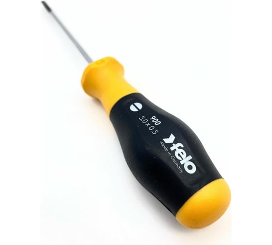 Шлицевая отвертка Felo SL3,0x0,5x80 90003210