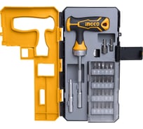 Реверсивная отвертка INGCO Т-образная, 25 шт. HKSDB0258