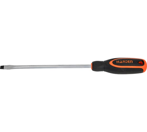 Отвертка шлицевая профессиональная Harden серии Джет CRV 8х200 мм 550260