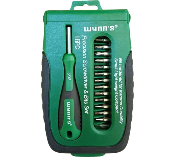 Отвертка c набором бит WYNNS 16предметов, W0570 Tools 00000027375