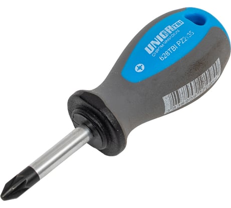 Крестовая отвертка Unior укороченная, рукоятка TBI, PZ 2x35 3838909170954
