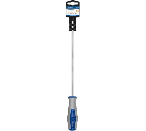 Отвертка КОБАЛЬТ Ultra Grip PH-2x250 мм, CR-V, двухкомпонентная рукоятка, подвес 920-391