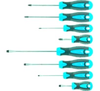 Набор отверток HOEGERT TECHNIK 8 шт, S2 HT1S096