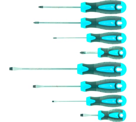 Набор отверток HOEGERT TECHNIK 8 шт, S2 HT1S096