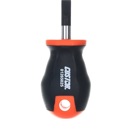 Отвертка CUSTOR прямой шлиц SL6.5 x 25мм L 81265025
