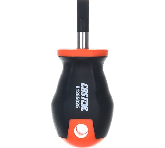 Отвертка CUSTOR прямой шлиц SL6.5 x 25мм L 81265025 1