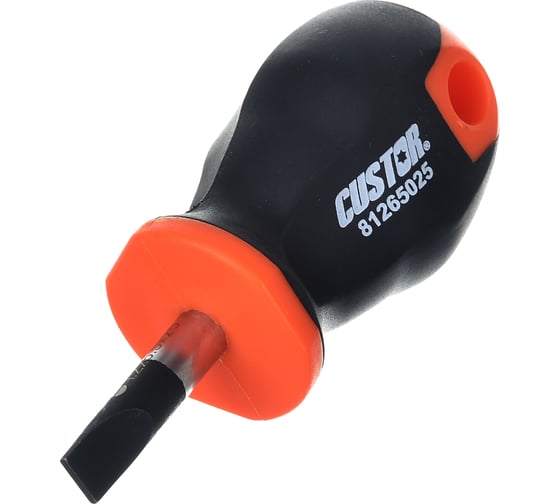 Отвертка CUSTOR прямой шлиц SL6.5 x 25мм L 81265025