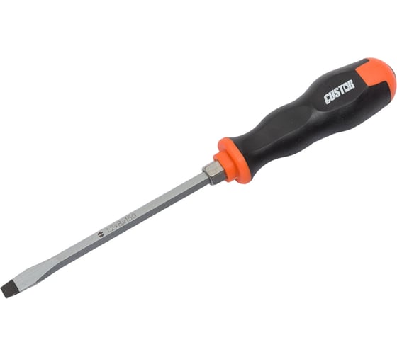 Отвертка CUSTOR ударная, прямой шлиц, SL8.0 x 150 мм L 83080150
