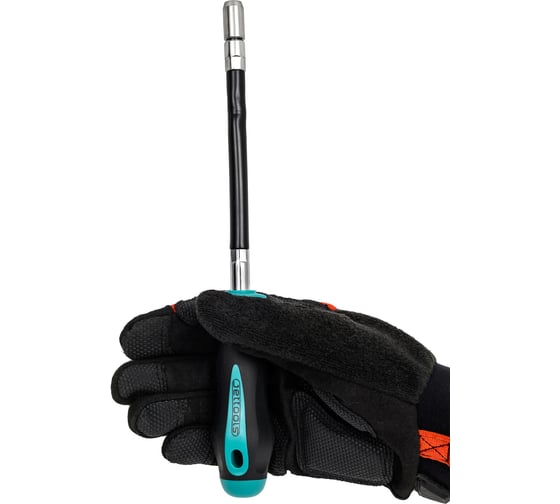 Отвертка JETTOOLS 330x35x35 мм, с гибким жалом и магнитной насадкой адаптером D7-8-2160416/516