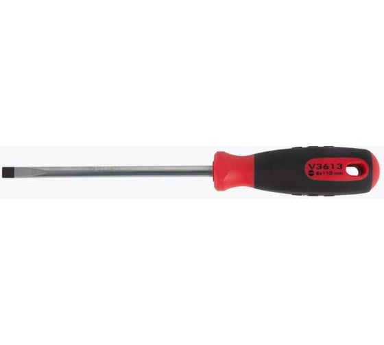 Отвертка шлицевая HAZET VIGOR SL 1.6x8, длина 150 мм V3613