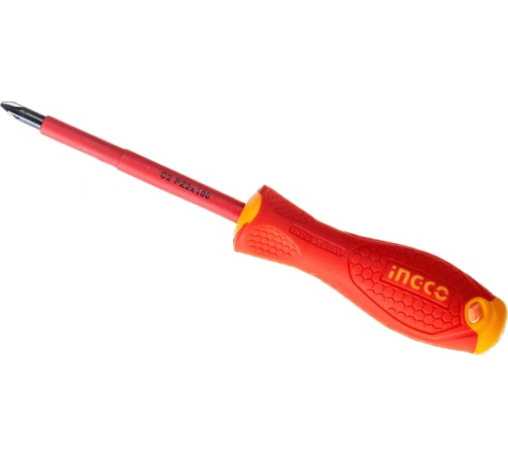 Диэлектрическая крестовая отвертка INGCO PZ2x100 мм HISD81PZ2100 1