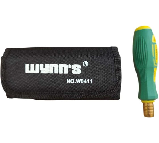 Отвертка реверсивная c набором бит WYNNS 9 предметов W0411А/ Tools 00000025518