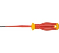 Отвёртка изолированная с прямым шлицем HOEGERT TECHNIK SL5,5, 125 мм, 1000 V, сталь S2 Slim HT1S962-1