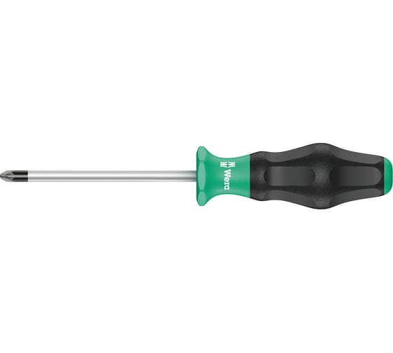 Отвёртка крестовая Wera, PZ 0x60 мм, WE-031460 1