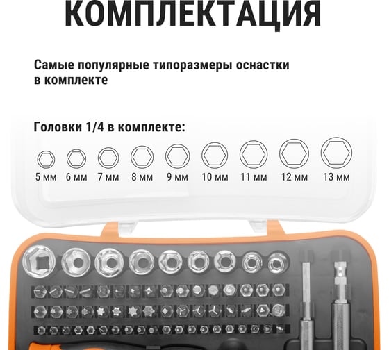 Набор отверток TDM ELECTRIC Алмаз реверсивная и тонкая, в