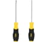 Набор отверток DELI 2 шт, SL6x125 + PH2x125, сталь Cr-V, двухкомпонентная прорезиненная рукоять DL630002N 183593 1