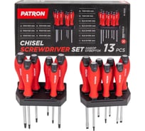 Отвертки Patron набор 13 предметов P-7013(64828)