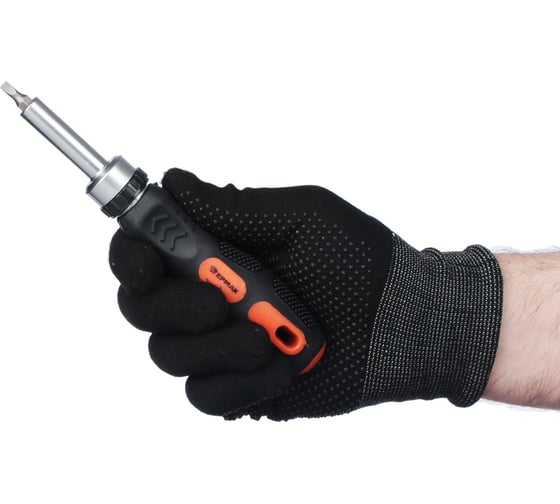 Отвертка ЕРМАК реверсивная, адаптер 1/4, биты: SL4,SL5.5,SL6.5,PH1,PH2,PZ1,PZ2,TORX10,TORX15,TORX20 651-197