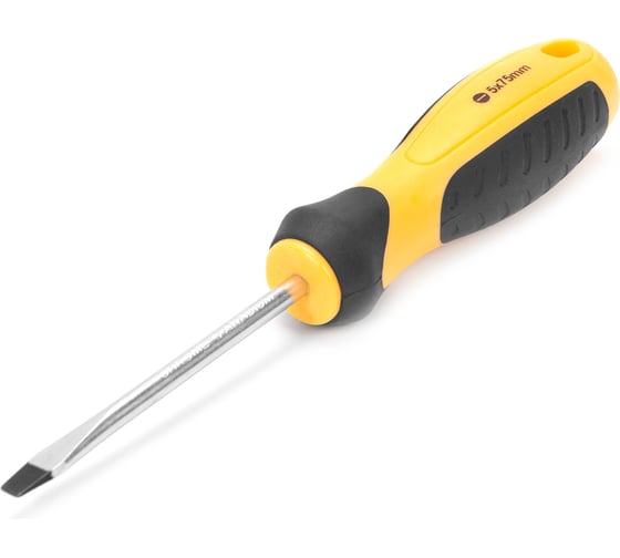 Шлицевая отвертка SITOMO SL 5х75, 170 мм, CrV SIT 856482