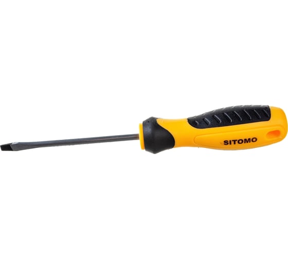 Шлицевая отвертка SITOMO SL 4х75, 155 мм, CrV SIT 856480