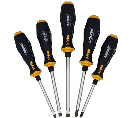 Набор ударных отверток Felo Ergonic SL/PH, 5 штук 45095248
