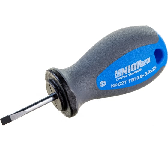 Отвертка Unior шлицевая укороченная рукоятка TBI 0,6x3,5x25 3838909128320