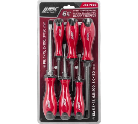 Набор отверток JBC 6 предметов JBC-7006(64824)