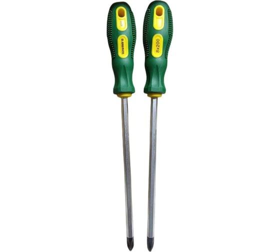 Отвертка крестовая с усилителем под ключ Tools WYNNS 200_8,0 №3, 2шт. W0398N+(2) 00000018014