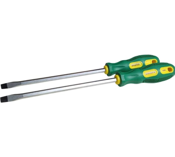 Отвертка шлицевая с усилителем под ключ Tools WYNNS 200_8,0, 2шт. W0398N 00000018002