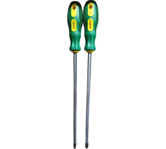 Отвертка крестовая с усилителем под ключ WYNNS 250_8,0 №3 2шт, W0398O+(2) 00000018015 1