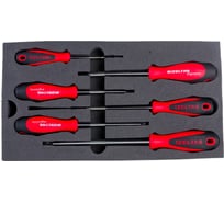 Набор отверток IZELTAS ERGONOMIK с крестообразным шлицем, 6 предметов 4370008106