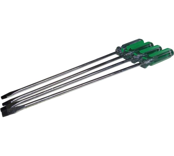 Отвертка шлицевая WYNNS 250_6,0 4шт. W0397F-(4)/ Tools 00000017983 1