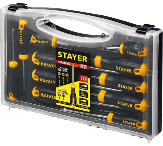 Набор отверток STAYER Hercules-K11 11 шт 25055-H11