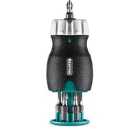 Реверсивная отвертка с битами KRAFTOOL Extrem Kompakt 6 шт 25877