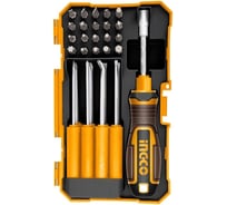 Набор переставных отверток и бит INGCO 30 шт AKISD3001