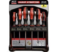 Набор отверток AVS (6 предметов) с крепежной планкой PRO OS-6P A40090S