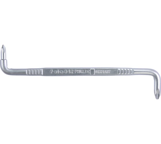 Отвертка Felo двусторонняя изогнутая, Z-образная, PH1-PH2 34212000 1