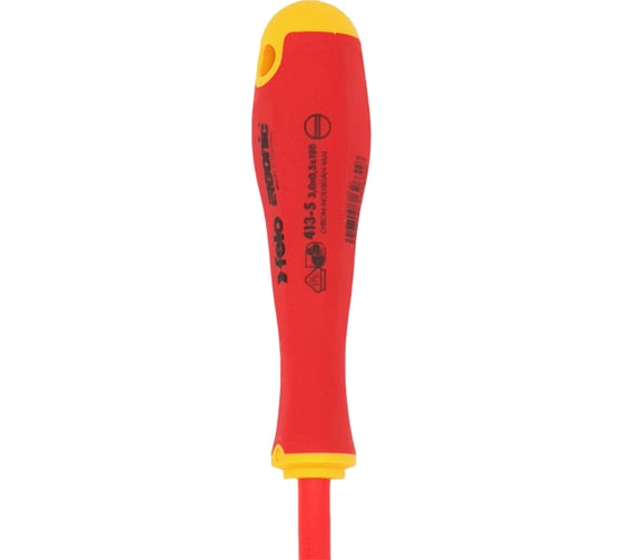 Диэлектрическая отвертка Felo SL 3,0х0,5, E-Slim Ergonic 41393090