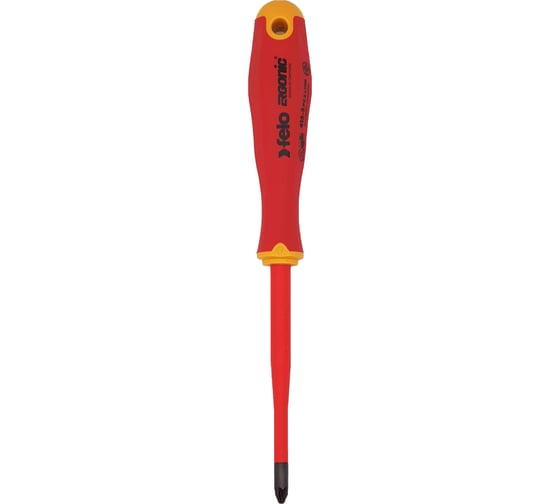 Диэлектрическая отвертка Felo PZ 2х100, E-Slim Ergonic 41529390