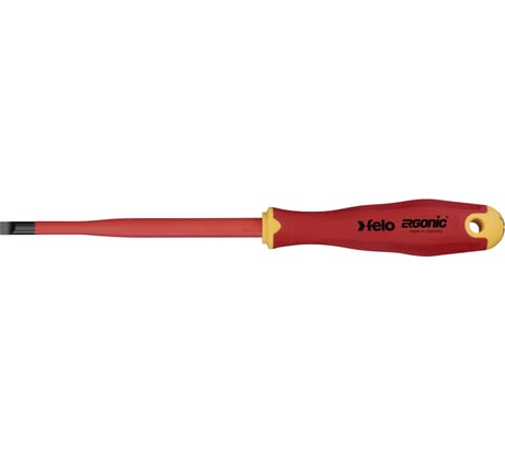 Диэлектрическая отвертка Felo SL 6,5х1,2, E-Slim Ergonic 41396590