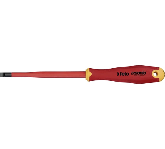 Диэлектрическая отвертка Felo SL 6,5х1,2, E-Slim Ergonic 41396590
