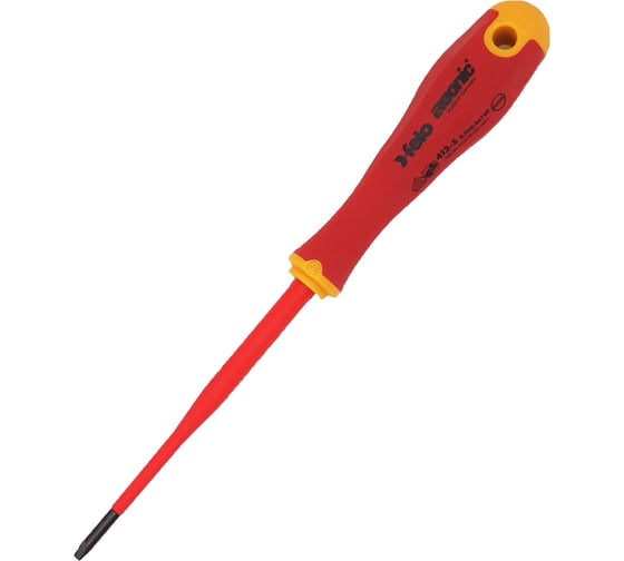 Диэлектрическая отвертка Felo SL 3,5х0,6, E-Slim Ergonic 41393590